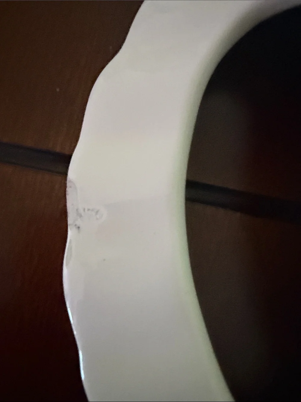 Lovely White Ceramic Oval Serving Platter with Integrated Handles/Japan